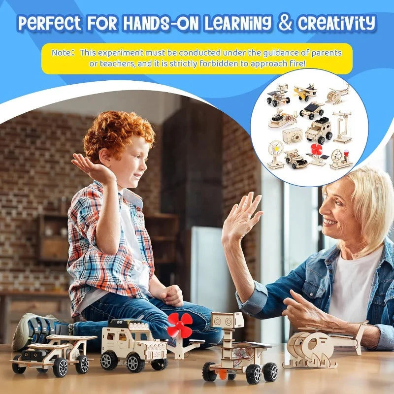 12-in-1 Stem Solar & Electric DIY Kits
